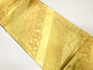 斜め縞に抽象模様織り出し袋帯